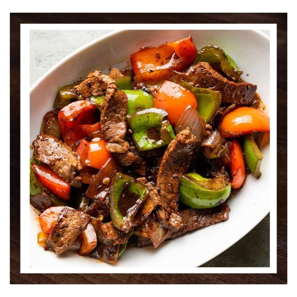 Beef With Green Pepper İn Black Beans Sauce 