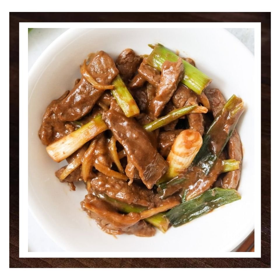 Beef With Spring Onion And Ginger 