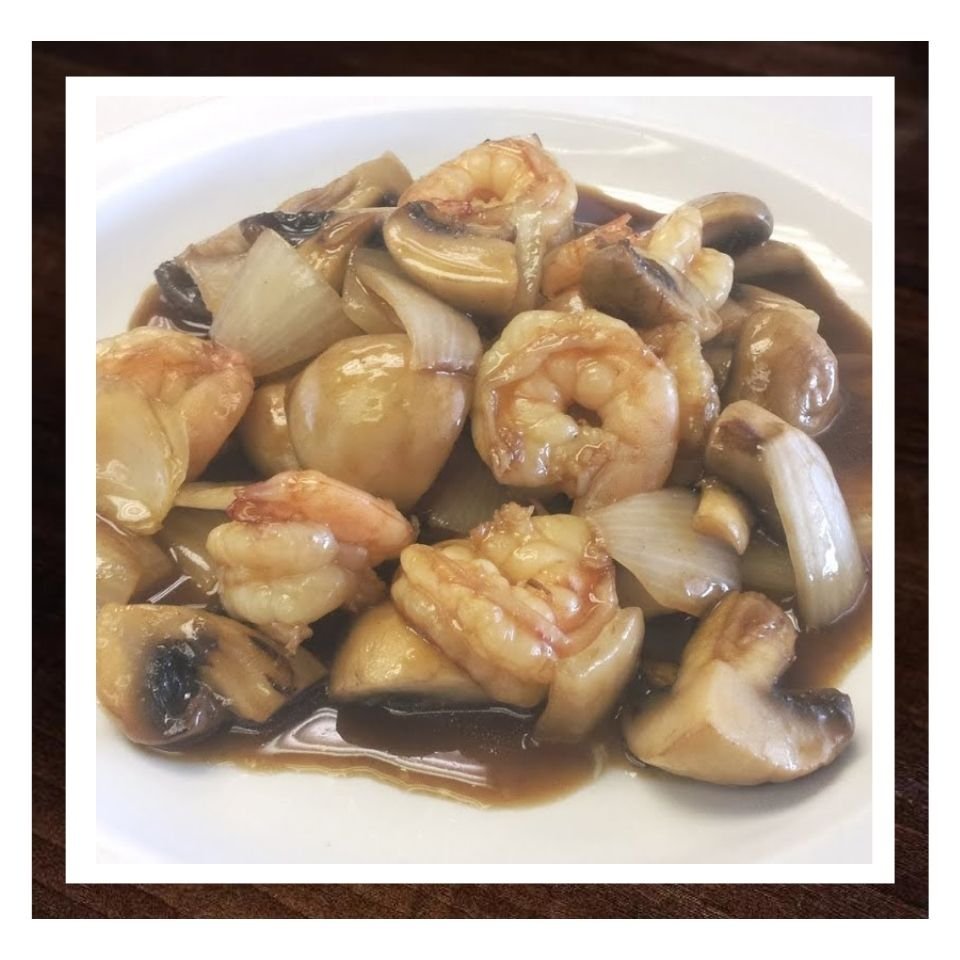 Prawn With Mushrooms