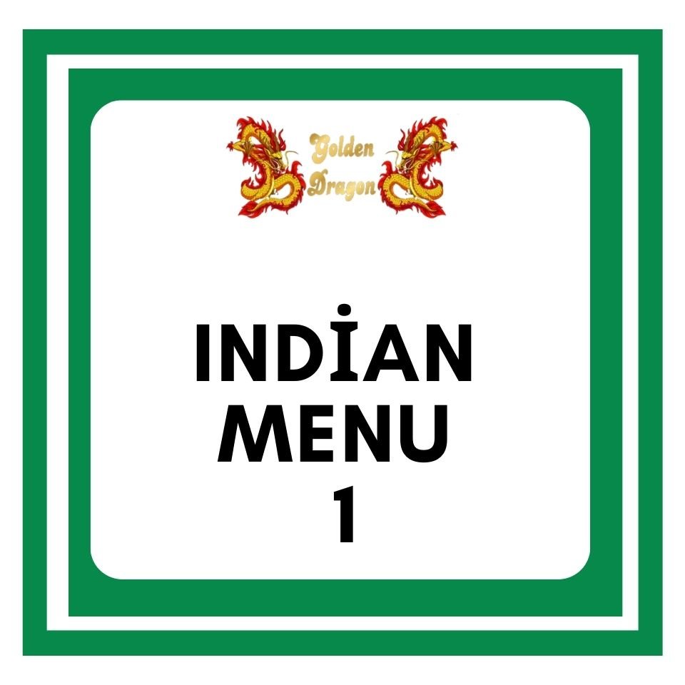 Indian Menu 1