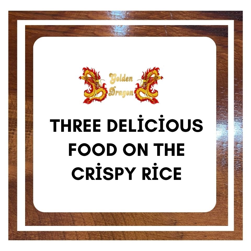 Three Delicious Food On The Crispy Rice